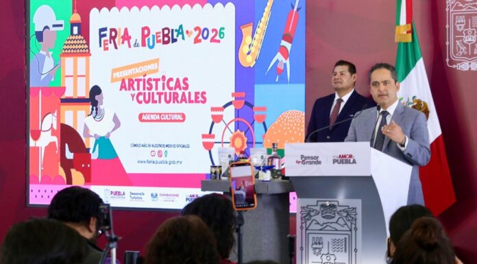 Presentan agenda cultural de la Feria de Puebla 2026