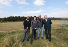 Zacatlán construye cancha de fut5 en Deportivo de Tlatempa