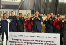 Laura Artemisa resalta entrega de apoyos de viviendas a policías