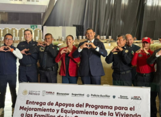 Laura Artemisa resalta entrega de apoyos de viviendas a policías