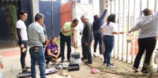 DIF San Pedro Cholula realiza Faena Comunitaria en Casa del Abue