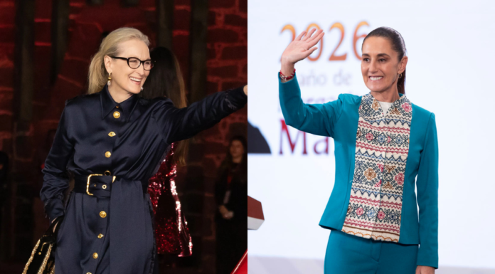 Claudia Sheinbaum reacciona a elogios de Meryl Streep
