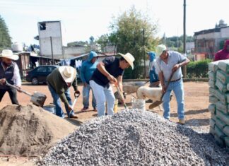 Zacatlán encabeza tequio en Casa de Salud para recuperar espacio