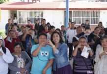 Encabeza Norma Pimentel obra comunitaria en preescolar de Cuautlancingo