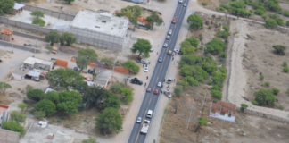Por aire y tierra, se refuerza la vigilancia en carretera federal Puebla-Tehuacán