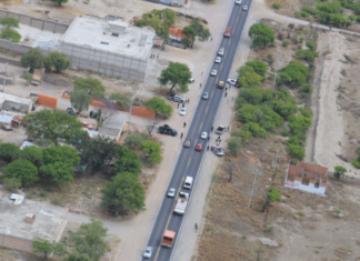 Por aire y tierra, se refuerza la vigilancia en carretera federal Puebla-Tehuacán