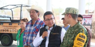Pável Gaspar participa en Jornada por la Paz en Chiautla de Tapia