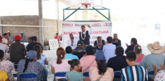 Pável Gaspar impulsa Obra Comunitaria en Izúcar y Tepeojuma