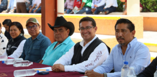 Pável Gaspar respalda obra comunitaria en la Mixteca poblana