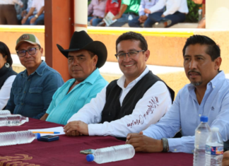 Pável Gaspar respalda obra comunitaria en la Mixteca poblana