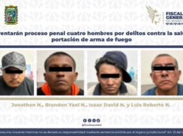 Enfrentan proceso penal cuatro hombres por posesión de drogas y armas