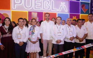 Puebla capital se promociona en el Tianguis Turístico 2026