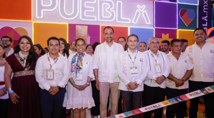 Puebla capital se promociona en el Tianguis Turístico 2026