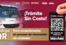 Puebla implementa código QR para transporte público en renovación