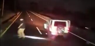VIDEO: captan intento de asalto a tráiler en la Puebla-Orizaba