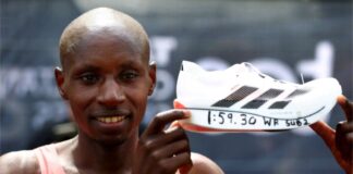 Sabastian Sawe rompe la barrera de las dos horas en maratón