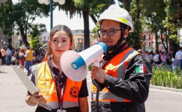 Puebla capital llama a participar en el Primer Simulacro Nacional 2026