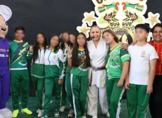 Realizan taller de Karate Do con 500 estudiantes en Izúcar