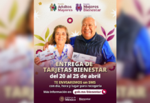 Inicia entrega de Tarjetas Bienestar para adultos mayores y mujeres
