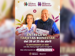 Inicia entrega de Tarjetas Bienestar para adultos mayores y mujeres