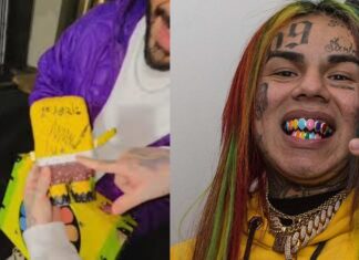 Tekashi 69 presume Bob Esponja autografiado por Nicolás Maduro en prisión