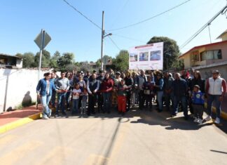 Zacatlán inaugura primera etapa de rehabilitación de camino en Tlatempa