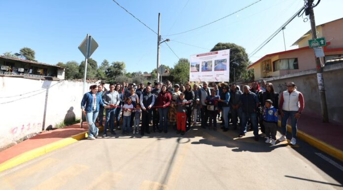 Zacatlán inaugura primera etapa de rehabilitación de camino en Tlatempa