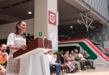 Sheinbaum inaugura Tren Buenavista-AIFA con recorrido de 41 kilómetros
