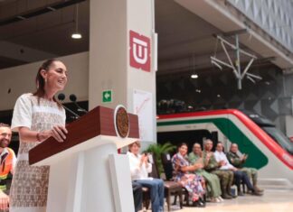 Sheinbaum inaugura Tren Buenavista-AIFA con recorrido de 41 kilómetros