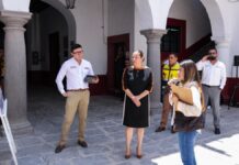 Laura Artemisa supervisa avances en Universidad Rosario Castellanos
