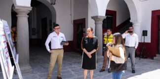 Laura Artemisa supervisa avances en Universidad Rosario Castellanos