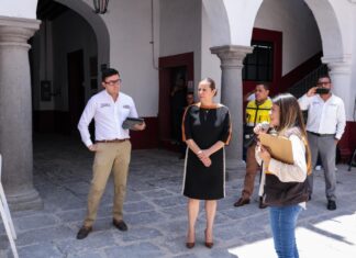 Laura Artemisa supervisa avances en Universidad Rosario Castellanos