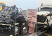 Doble accidente con tráileres paraliza la autopista Puebla-Orizaba