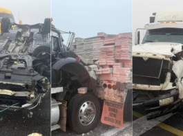 Doble accidente con tráileres paraliza la autopista Puebla-Orizaba