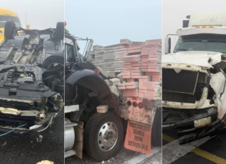Doble accidente con tráileres paraliza la autopista Puebla-Orizaba