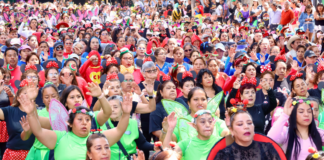Celebran a la niñez con activación física masiva en Puebla