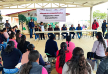 Rosalío Zanatta encabeza asamblea de Obra Comunitaria en Zoquitlán