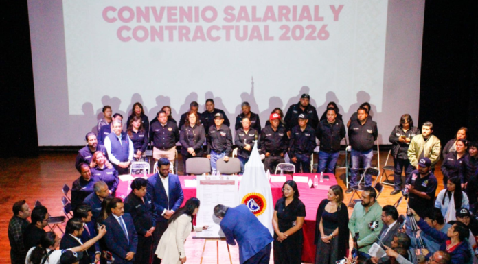 Aumentan salarios a trabajadores sindicalizados de San Pedro Cholula