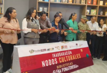 Inauguran cuarta biblioteca Elena Poniatowska en Puebla capital