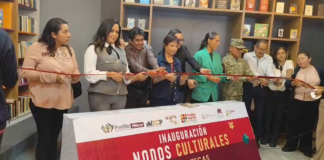 Inauguran cuarta biblioteca Elena Poniatowska en Puebla capital
