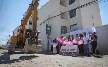 Inicia reconstrucción de la calle Tlaxcala en Cuautlancingo