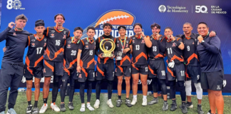 Leones Anáhuac Puebla, campeones nacionales de flag football