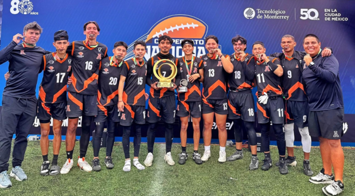 Leones Anáhuac Puebla, campeones nacionales de flag football