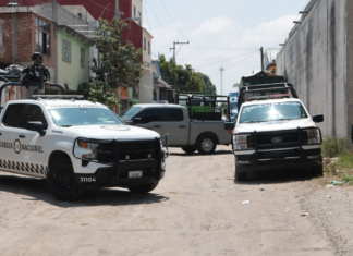 Cateo cerca de la Central de Abasto asegura vehículos y autopartes