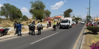 Choque de motocicletas deja varios lesionados en Izúcar