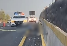Ciclista muere atropellado en la autopista México–Puebla