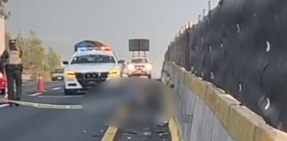 Ciclista muere atropellado en la autopista México–Puebla