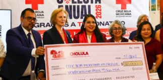 San Pedro Cholula se suma a la Colecta Anual 2026 de la Cruz Roja