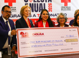 San Pedro Cholula se suma a la Colecta Anual 2026 de la Cruz Roja