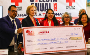 San Pedro Cholula se suma a la Colecta Anual 2026 de la Cruz Roja